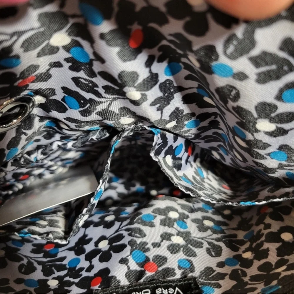 Vera Bradley Carson Mini Hobo Crossbody Multi-Colored Checkered Winter Patchwork
